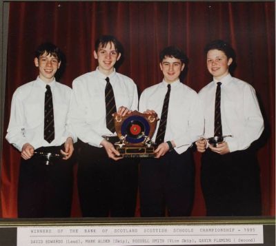 Bank of Scotland Scottish Schools Championship winners 1995